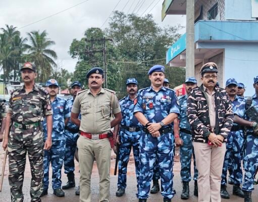 ಆನಂದಪುರದಲ್ಲಿ ಶಾಂತಿ ಸುವ್ಯವಸ್ಥೆಗಾಗಿ ರೂಟ್ ಮಾರ್ಚ್