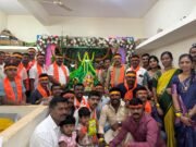 ಸದಾಶಿಸ್ತು ಗಾಂಭೀರ್ಯದಿಂದ ಇರುವ ಆನಂದಪುರ ಪೊಲೀಸ್ ಠಾಣೆಯಲ್ಲಿ ಗಣಪತಿ ಪ್ರತಿಷ್ಠಾಪನೆ.