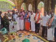 ಕಣ್ಣೂರಿನ ಮಾರಿಕಾಂಬ ಜಾತ್ರೆಗೆ ಅಂಕೆ ಹಾಕುವ ಶಾಸ್ತ್ರದ ಮೂಲಕ ವಿದ್ಯುಕ್ತ ಚಾಲನೆ..!!