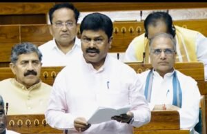 ಹೊಸನಗರ ಪ್ರತ್ಯೇಕ ಕ್ಷೇತ್ರ ಬೇಡಿಕೆ ಸಂಸತ್ತಿನಲ್ಲಿ ಬಿ ವೈ ರಾಘವೇಂದ್ರ ಧ್ವನಿ..!!